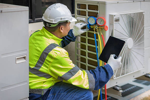 Professional Hvac technician working in Boxford, MA